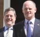 Power troika: Campbell Newman liked to lead from the front. 