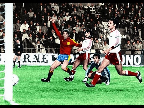 España 12-1 Malta 1984 Clasificación Eurocopa (Partido Completo - Full Match)