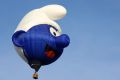 This Smurf balloon from Belgium will make its Australian debut at the Canberra Balloon Spectacular.