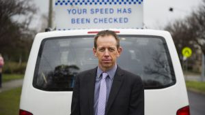 Minister Shane Rattenbury made changes last year that meant mobile speed cameras were allowed in school zones.