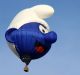 This Smurf balloon from Belgium will make its Australian debut at the Canberra Balloon Spectacular.