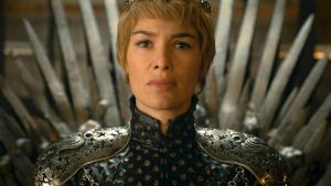 Lena Headey in a scene from Game of Thrones. The series has been one of the most popular borrowed from ACT libraries in ...