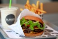 A double-cheeseburger, fries and a shake from Burger Project.