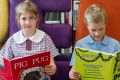 St Francis of Assisi Primary School students Rose Cochrane, Lucille Gregory, Jonathan Price and Max Read. 