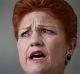 One Nation leader Pauline Hanson  