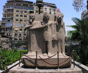 Egyptian Museum - Reliefs of Ramses II, Ptah and Sekhmet