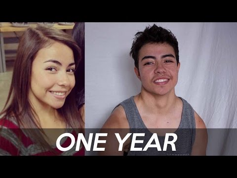 PRE-T to ONE YEAR ON TESTOSTERONE COMPARISON // FtM TRANSGENDER