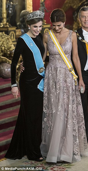 Queen Letizia and Juliana Awada