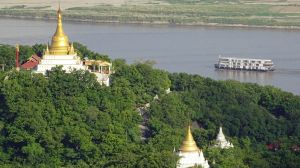 Sagaing on the outskirts of Mandalay in Myanmar. But what's the name of the river?