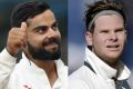 Centre of the storm:  Virat Kohli and Steve Smith.