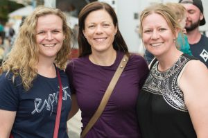 Jo Carbone, of Googong, Tonina Staunton, of Kingston and Kirsty Reiter, of Ngunnawal.