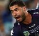 Jesse Bromwich left with an injury just 10 minutes into the Storm's win over Canterbury.