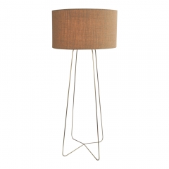 Luma Cylinder Lamp with Linen Shade