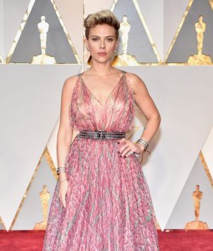 Scarlett Johansson at the Oscars in Hollywood on February 26, 2017.