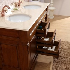 Solid Timber Vanity | Traditional 1400mm Bathroom Vanity - Taurus - Bathroom Vanities