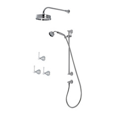 Perrin & Rowe - Perrin & Rowe - Deco example shower set D3B - Shower Heads and Body Sprays