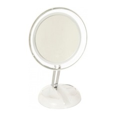 LED Folding Mirror with Tray - Makeup Mirrors