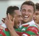 Happy Bunnies: The Rabbitohs recovered well after a nightmare opening.