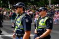 Moomba Parade on St. Kilda Road. 14 March 2016. The Age NEWS. Photo: Eddie Jim.