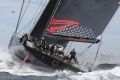 Built for speed: Comanche sails out of the Sydney heads during the 2015 race.