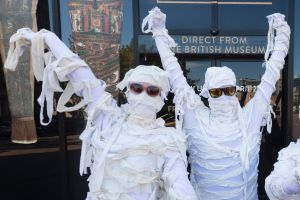 World record bid: the Powerhouse Museum wants to gather the largest group of people dressed as mummies.