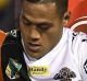 (FILE) MARCH 9, 2017 - The NRL has terminated the registration of Wests Tigers player Tim Simona over various betting ...