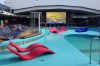 Pool area on Carnival Spirit.