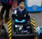 Transportation Security Administration (TSA) officers check passenger's identification at a security checkpoint at ...