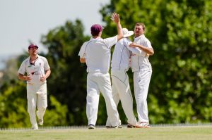 Wests Ethan Bartlett celebrates.