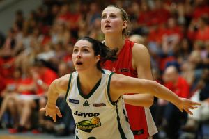 FInal flourish: Jacinta Kennedy, front, is preparing for life after basketball.