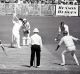 Centenary Test, Australia v England: March 17, 1977: David Hookes hits five consecutive fours off English bowler Tony Grieg.