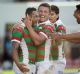 Happy Bunnies: The Rabbitohs recovered well after a nightmare opening.