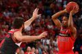 Bryce Cotton put on a burst for the Perth Wildcats in game one.