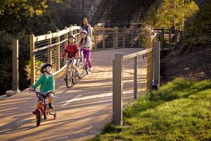 The Darebin Creek Trail in Ivanhoe.