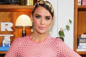 Myer ambassador Jodi Anasta helped launch their autumn racing collections on Monday in Sydney.