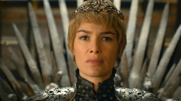 Lena Headey in a scene from Game of Thrones. The series has been one of the most popular borrowed from ACT libraries in ...