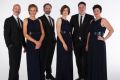 The Song Company (from left): Mark Donnelly, Hannah Fraser, Richard Black, Susannah Lawergren, Andrew O'Connor and Anna ...