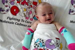 Makenzie Cadmus was diagnosed with Epidermolysis Bullosa at birth.