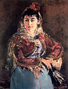 Manet's portrait of Émilie Ambre as Carmen