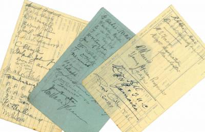 Signatures of delegates to the 1945 Pan African Congress