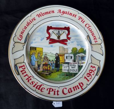 Lancashire Women Against Pit Closures, Parkside Pit Camp plate