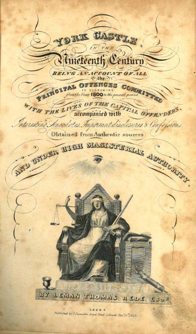 Title page of York Castle in the nineteenth century