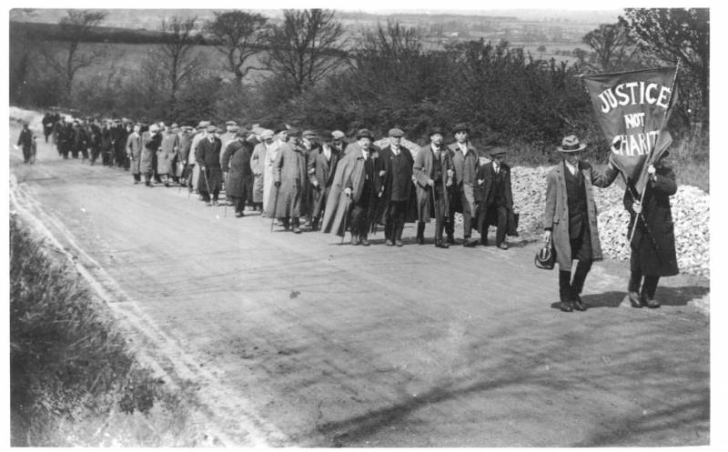 National League of Blind and Disabled march April 1920