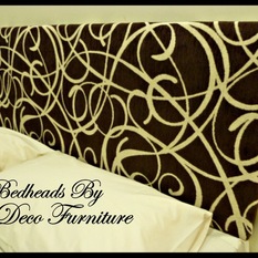 UPHOLSTERED BEDHEAD / Low Rise Bedhead for Queen Ensemble - Headboards