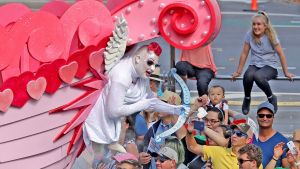 MELBOURNE, AUSTRALIA - MARCH 13: The Love Boat float is seen during the Moomba Parade on March 13, 2017 in Melbourne, ...