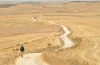 Walking the Cammino de Santiago de Compostela, Spain.