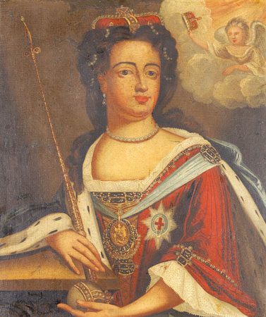 Anne, oil on canvas by James E. Cooper, c. 1720.