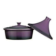 Premier Housewares - Premier Housewares Oven Love Tagine and Casserole Dish, Graduated Purple - Baking Dishes