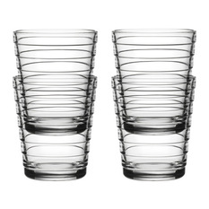 Iittala - Aino Aalto Glas-Becher 4er Set Klar Iittala - Gläser