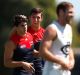 Promising Demons Christian Petracca (left) and Sam Weideman.